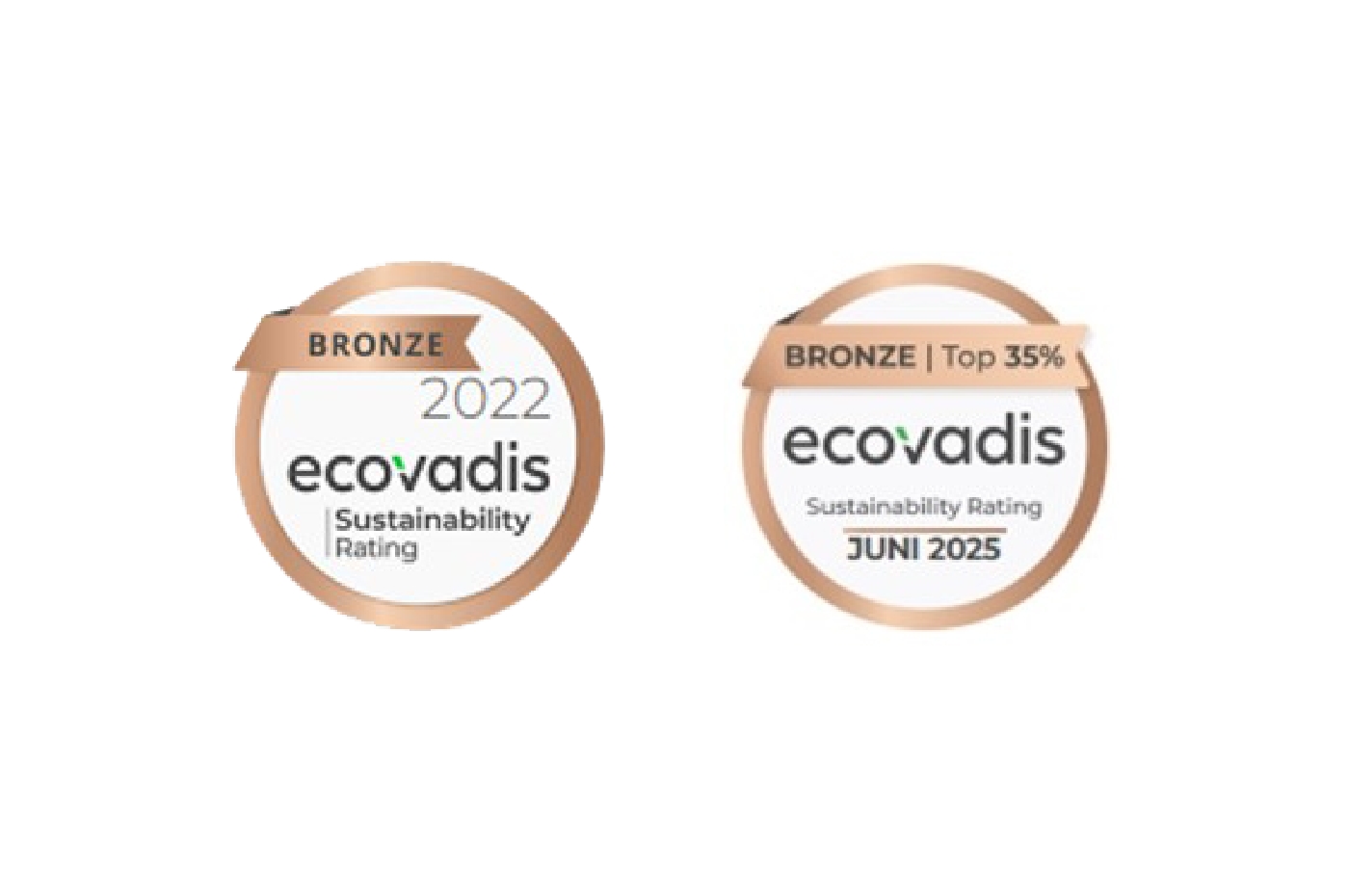 HESS-Zweite-Bronze_Medaille-EcoVadis Bronze-Medaille EcoVadis 2022 und 2025